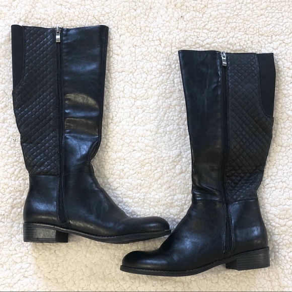 womens quilted riding boots